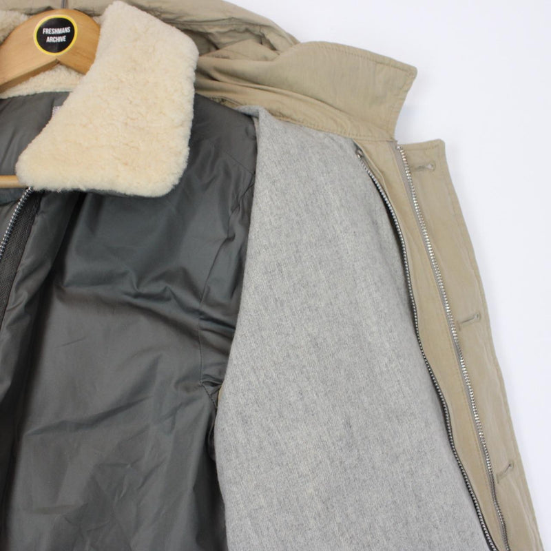 Vintage CP Company AW 2006 Beige Piuma D’oca Shearling Down Lined Jacket