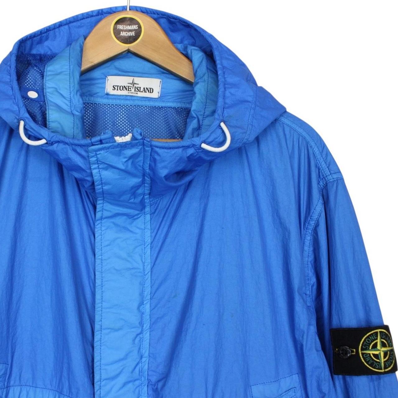 Stone Island SS 2013 Blue Membrana TC Hooded Jacket