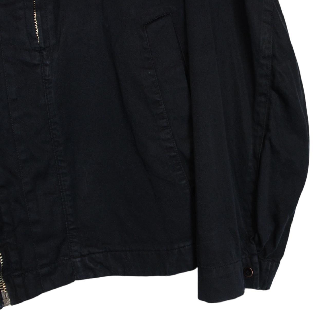 Vintage Stone Island SS 2001 Navy Blue Raso Gommato Full Zip Jacket