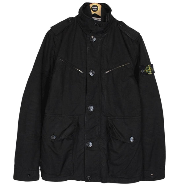 Stone Island AW 2009 Black Multi Pocket Quilted Field Jacket