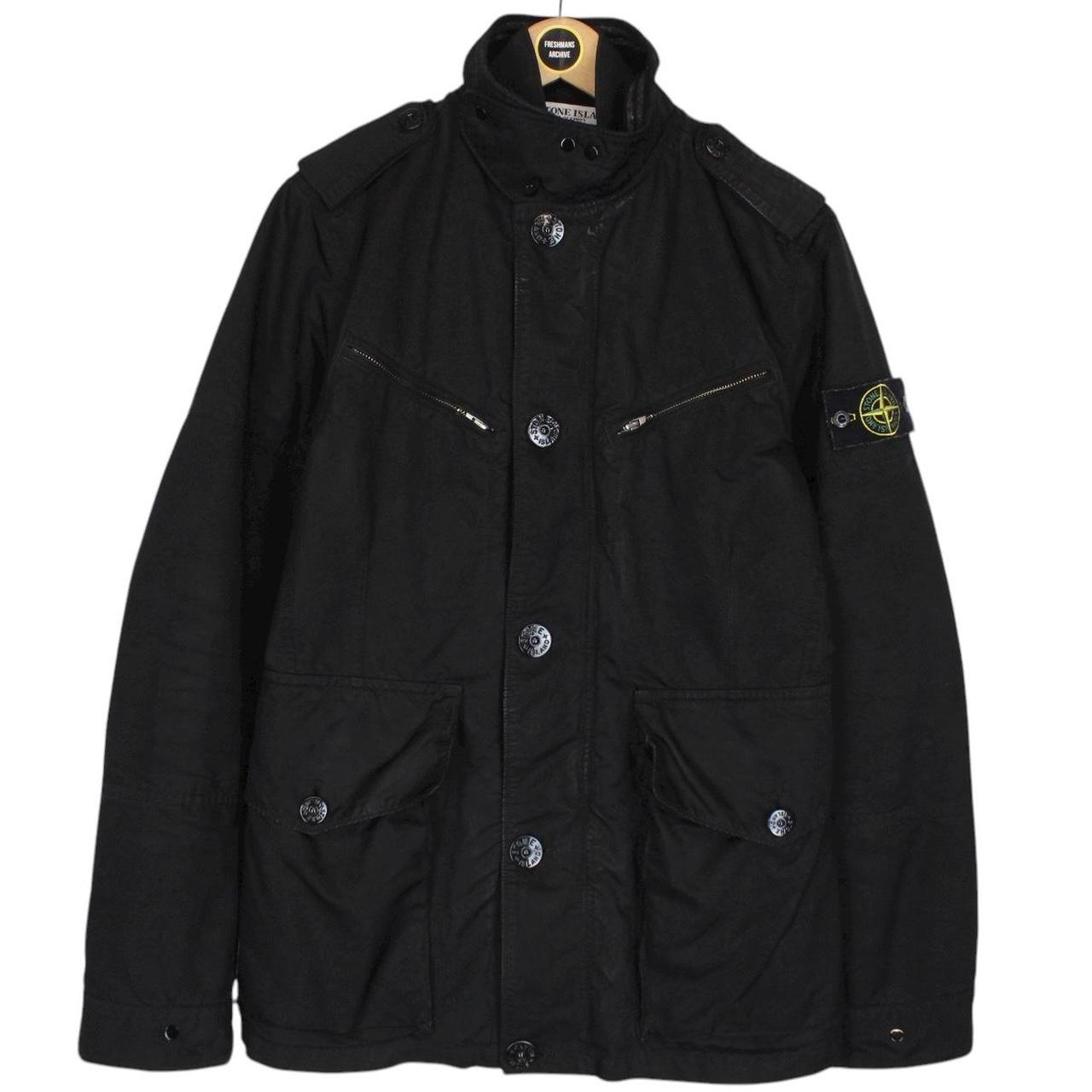 Stone Island AW 2009 Black Multi Pocket Quilted Field Jacket