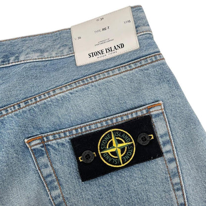 Stone Island SS 2015 Light Blue RE-T Fit Denim Jeans