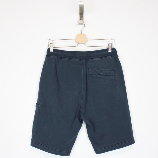 Stone Island SS 2022 Navy Blue Cotton Jogger Shorts