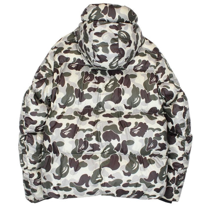 Bape x Canada Goose Grey Camo Crofton Down Puffer Jacket