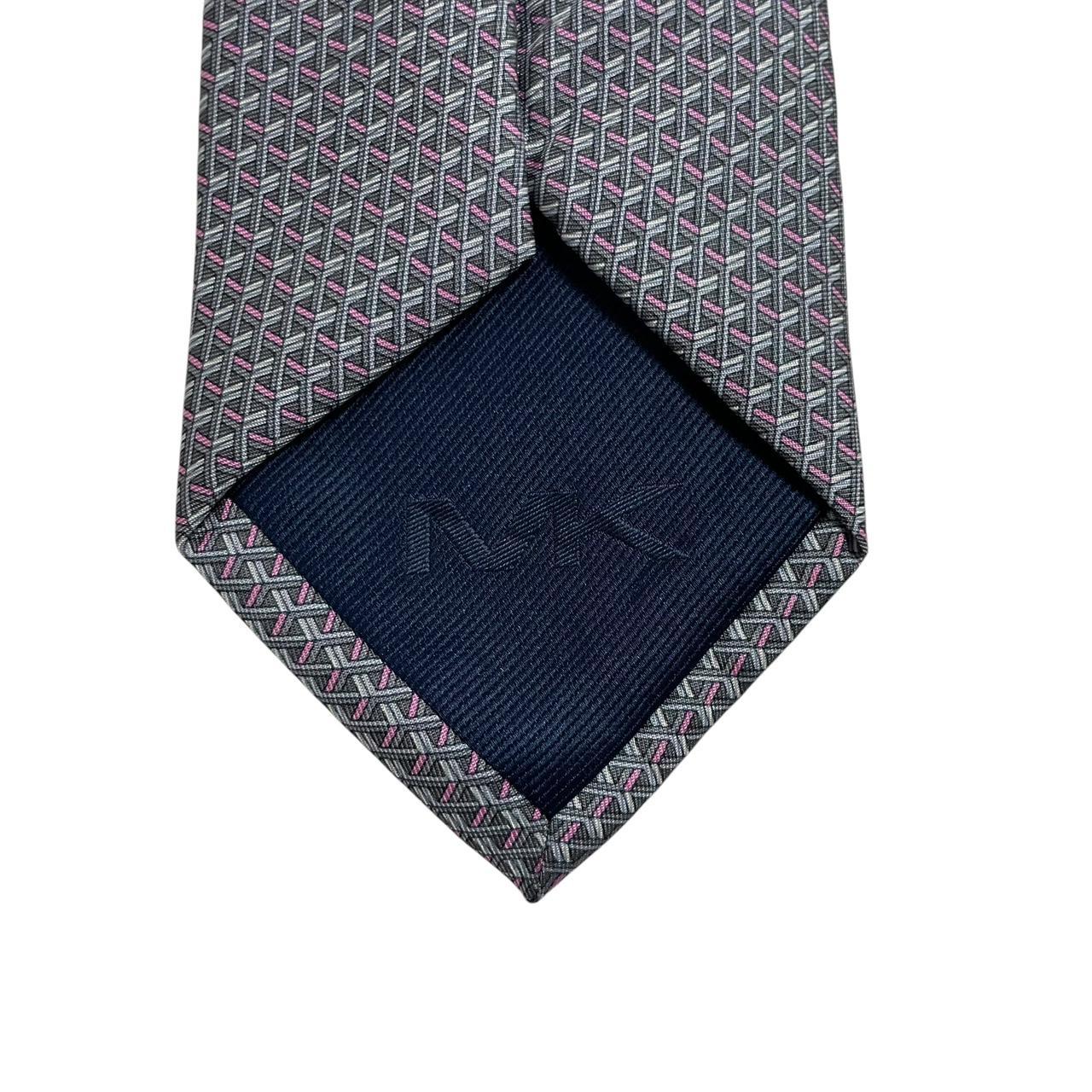 Michael Kors Multicoloured Geometric Pattern Silk Tie