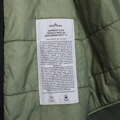 Stone Island AW 2020 Green Garment Dyed Crinkle Reps NY Primaloft Jacket