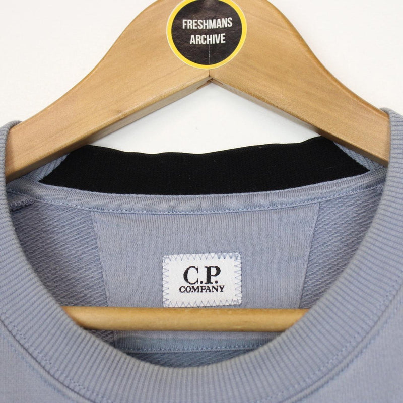 CP Company Lilac Purple Goggle Lens Cotton Sweatshirt Jumper