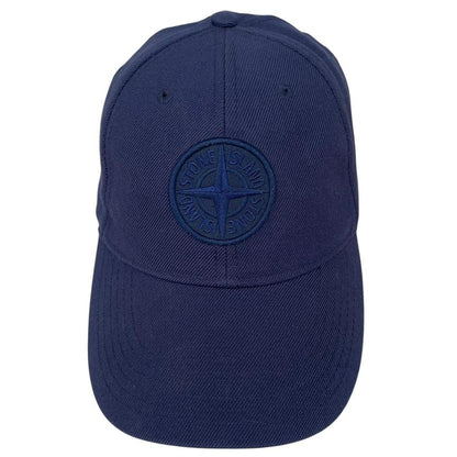 Stone Island AW 2015 Navy Blue Compass Logo Baseball Cap