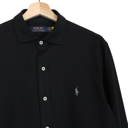 Polo Ralph Lauren Black Pima Cotton Long Sleeve Shirt