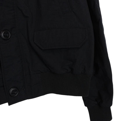 Canada Goose Black Faber Full Zip Nylon Bomber Jacket