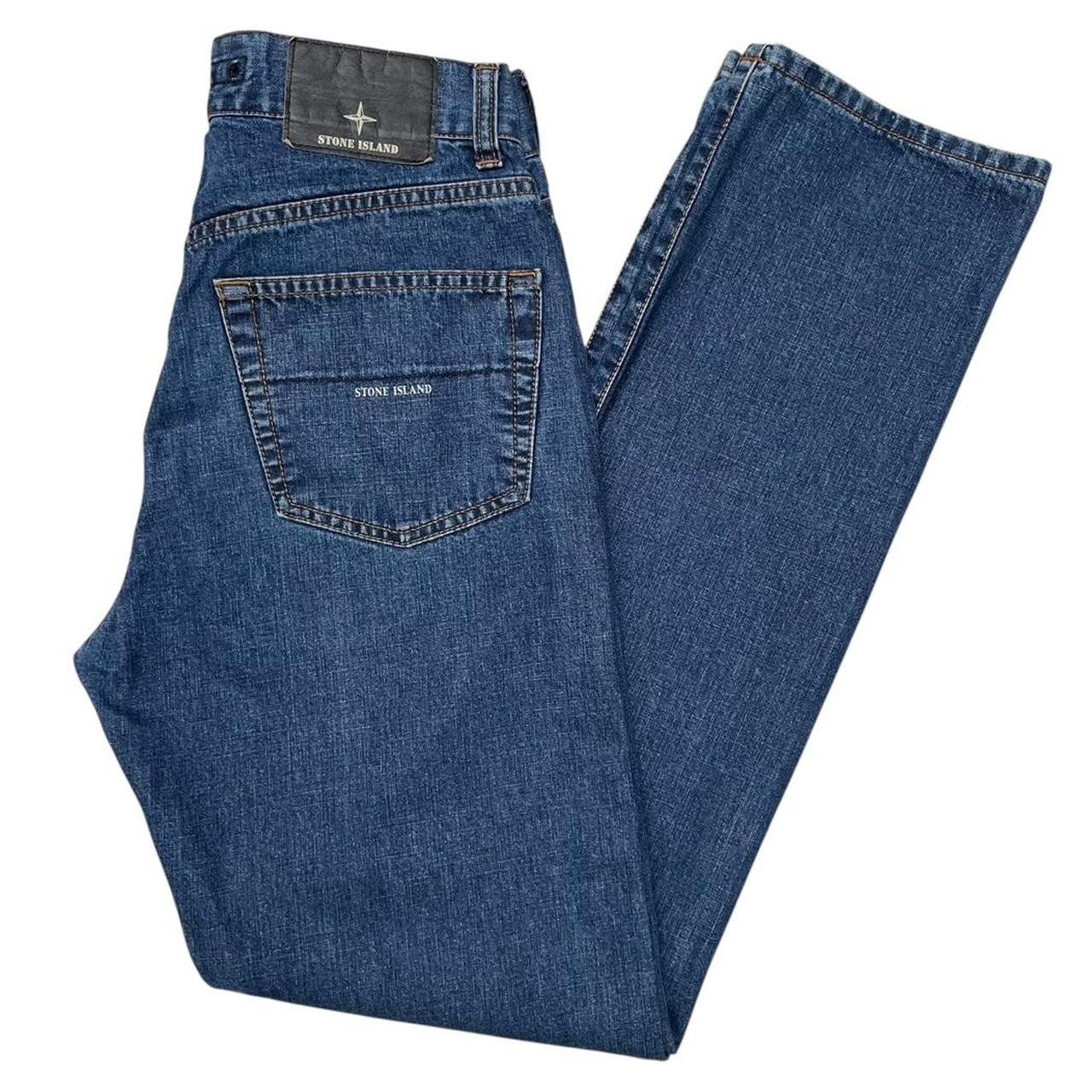 Vintage Stone Island Denims Blue Tapered Fit Denim Jeans