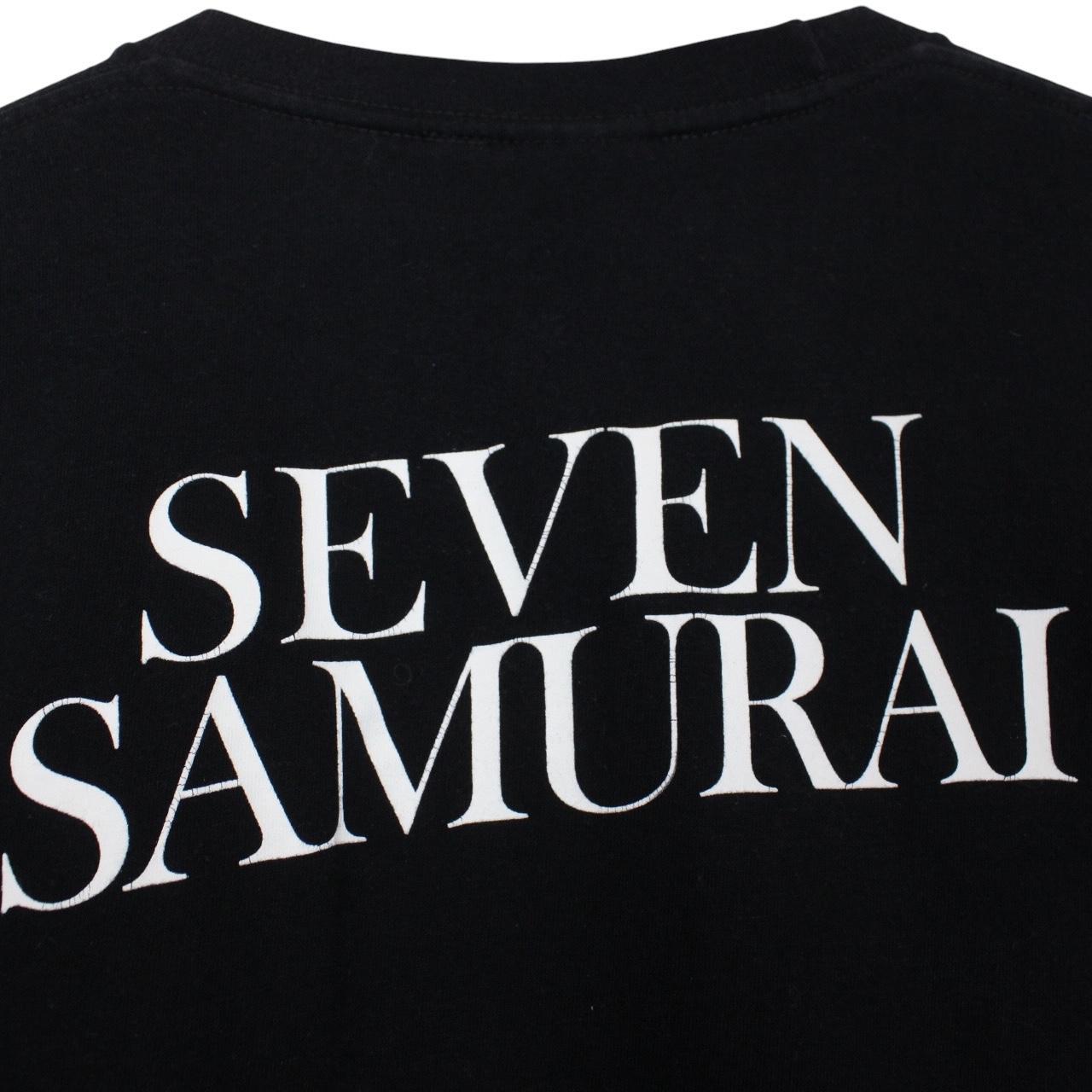 Supreme x Undercover Black Seven Samurai Print Short Sleeve Cotton T-Shirt