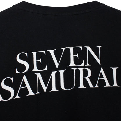 Supreme x Undercover Black Seven Samurai Print Short Sleeve Cotton T-Shirt