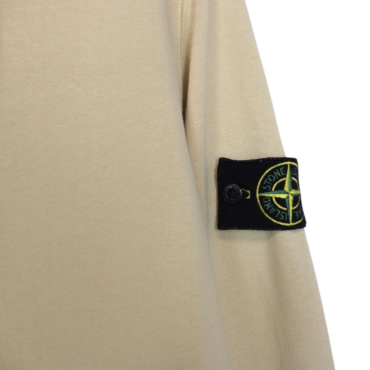 Stone Island AW 2019 Beige Cotton Hoodie Jumper