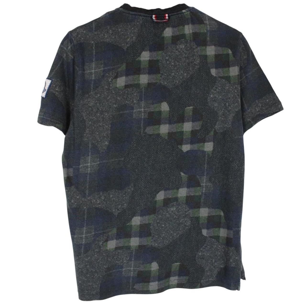 Moncler Gamme Bleu Dark Grey Logo Short Sleeve T-Shirt