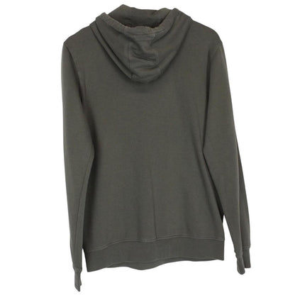CP Company Khaki Green Cotton Logo Print Hoodie Jumper