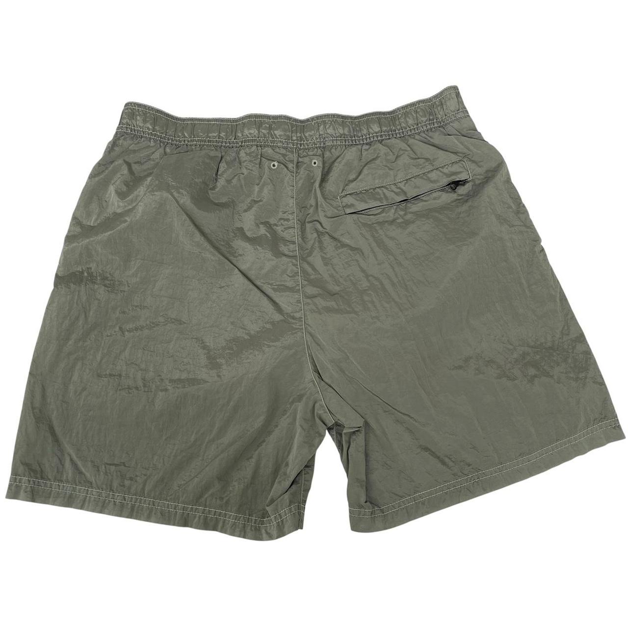 Stone Island Green Nylon Metal Swim Shorts