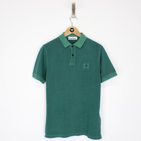 Stone Island SS 2015 Green Short Sleeve Compass Polo Shirt