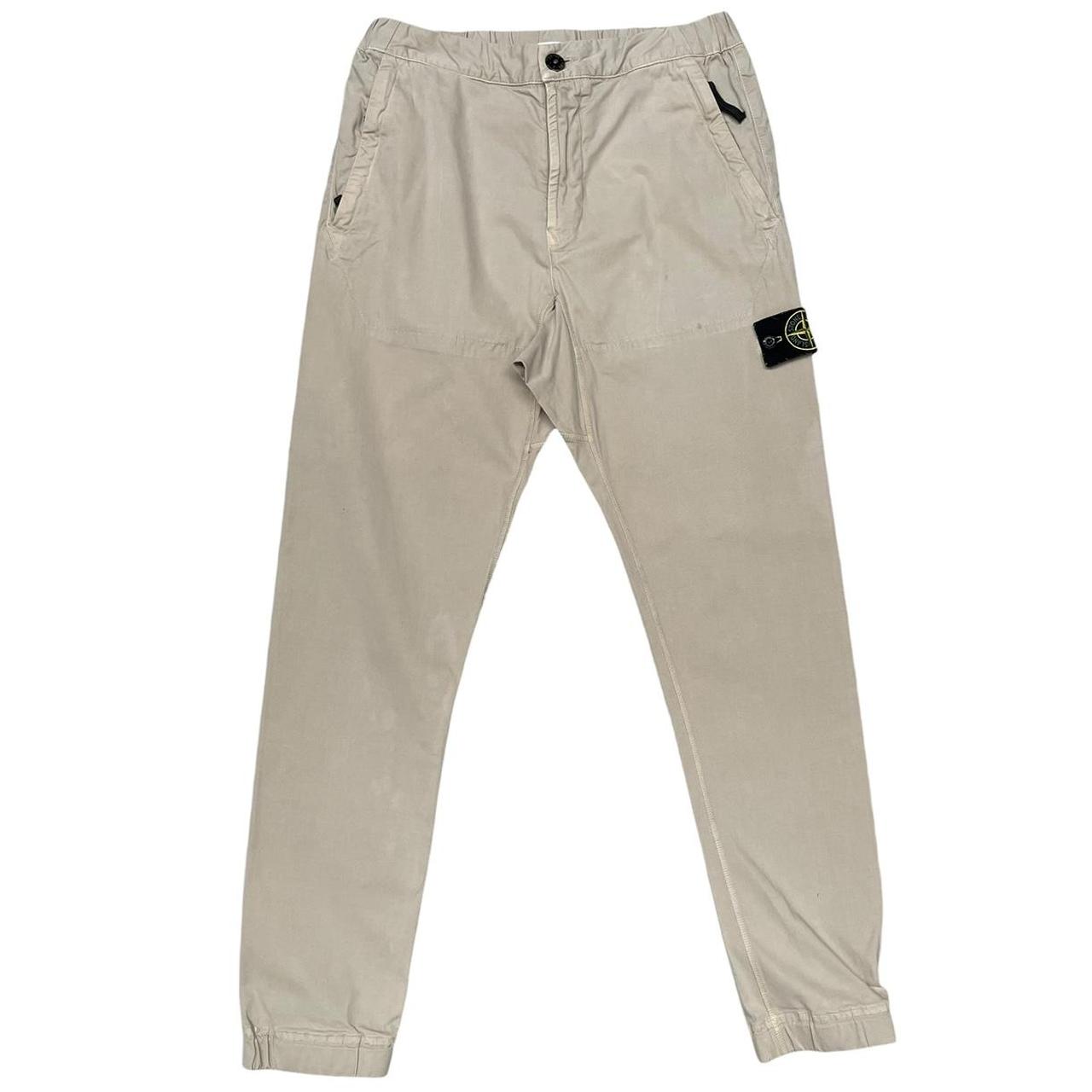 Stone Island AW 2018 Beige RE-T Fit Cargo Trousers