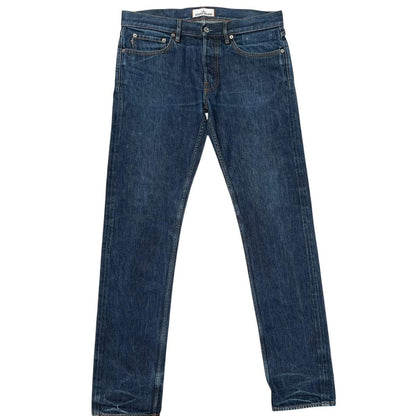 Stone Island AW 2018 Navy Blue Slim Fit Denim Jeans