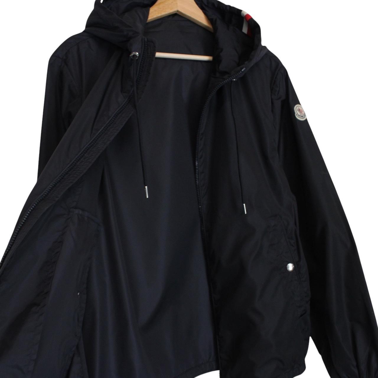 Moncler Grimpeurs Navy Blue Full Zip Nylon Windbreaker Jacket