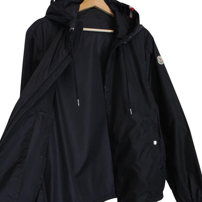 Moncler Grimpeurs Navy Blue Full Zip Nylon Windbreaker Jacket