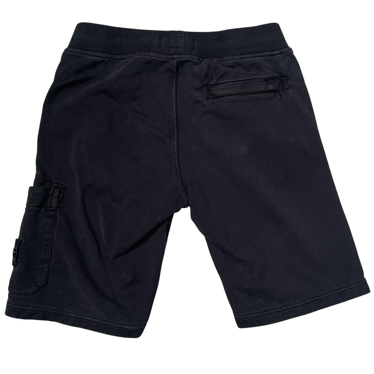 Stone Island SS 2020 Black Cotton Jogger Shorts