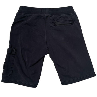 Stone Island SS 2020 Black Cotton Jogger Shorts