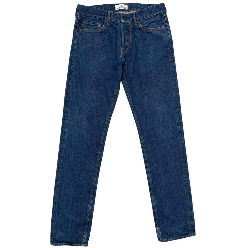 Stone Island SS 2014 Navy Blue RE-T Fit Denim Jeans