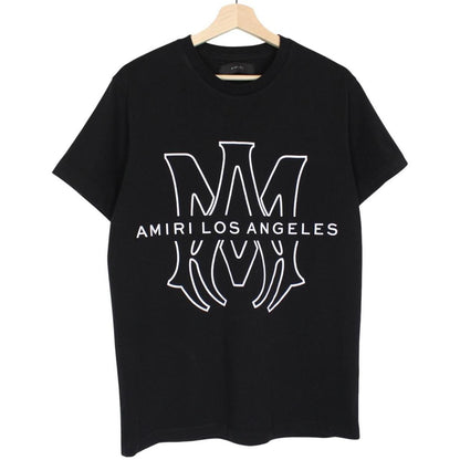 Amiri x Browns Black and White Short Sleeve Los Angeles Logo Print T-Shirt