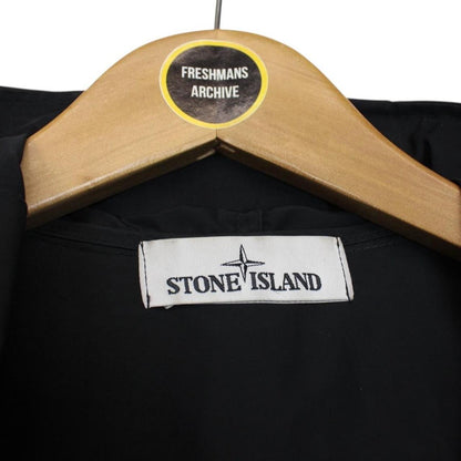 Stone Island SS 2018 Navy Blue Micro Reps Nylon Hooded Jacket
