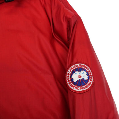 Canada Goose Lodge Hoody Red Full Zip Down Jacket