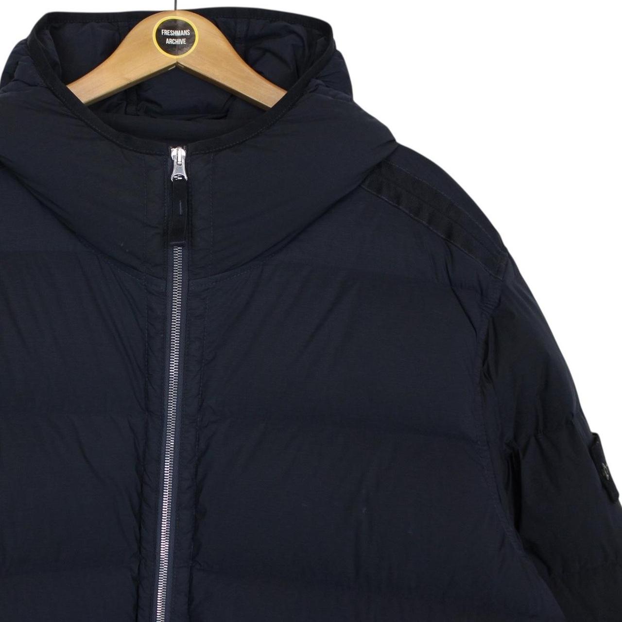 Stone Island AW 2023 Navy Blue Seamless Tunnel Nylon Down-TC Jacket