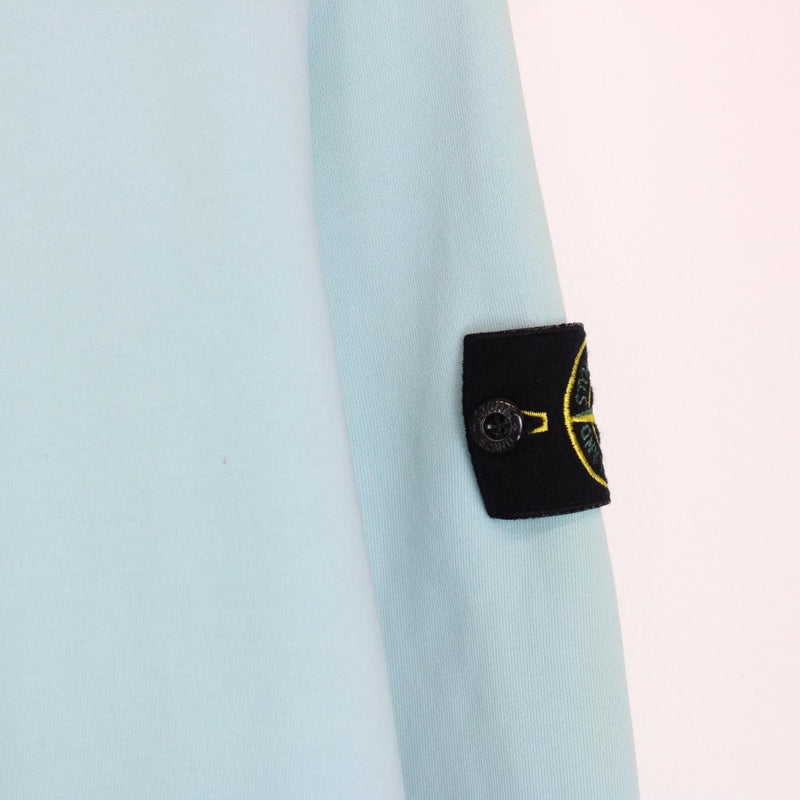 Stone Island SS 2022 Blue Cotton Sweatshirt Jumper