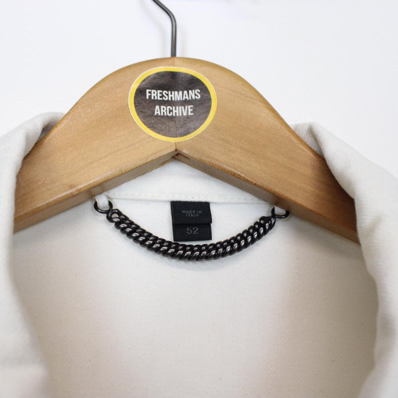 Burberry Prorsum White Button Up Denim Jacket