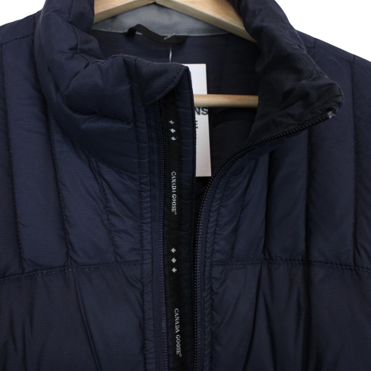 Canada Goose Navy Blue Brookvale Nylon Down Jacket