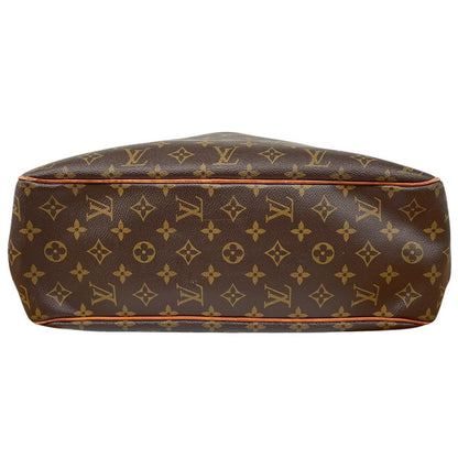 Louis Vuitton Brown Coated Canvas/Leather Vertical Monogram Tote Batignolles Bag