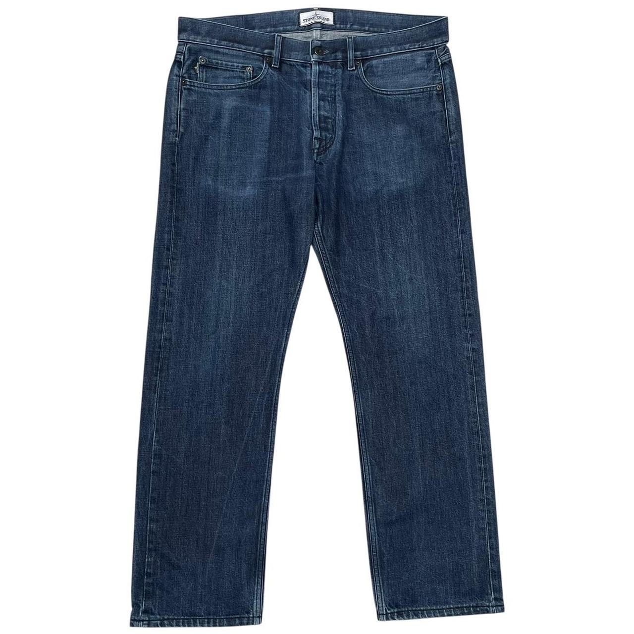 Stone Island Navy Blue RE Fit Denim Jeans