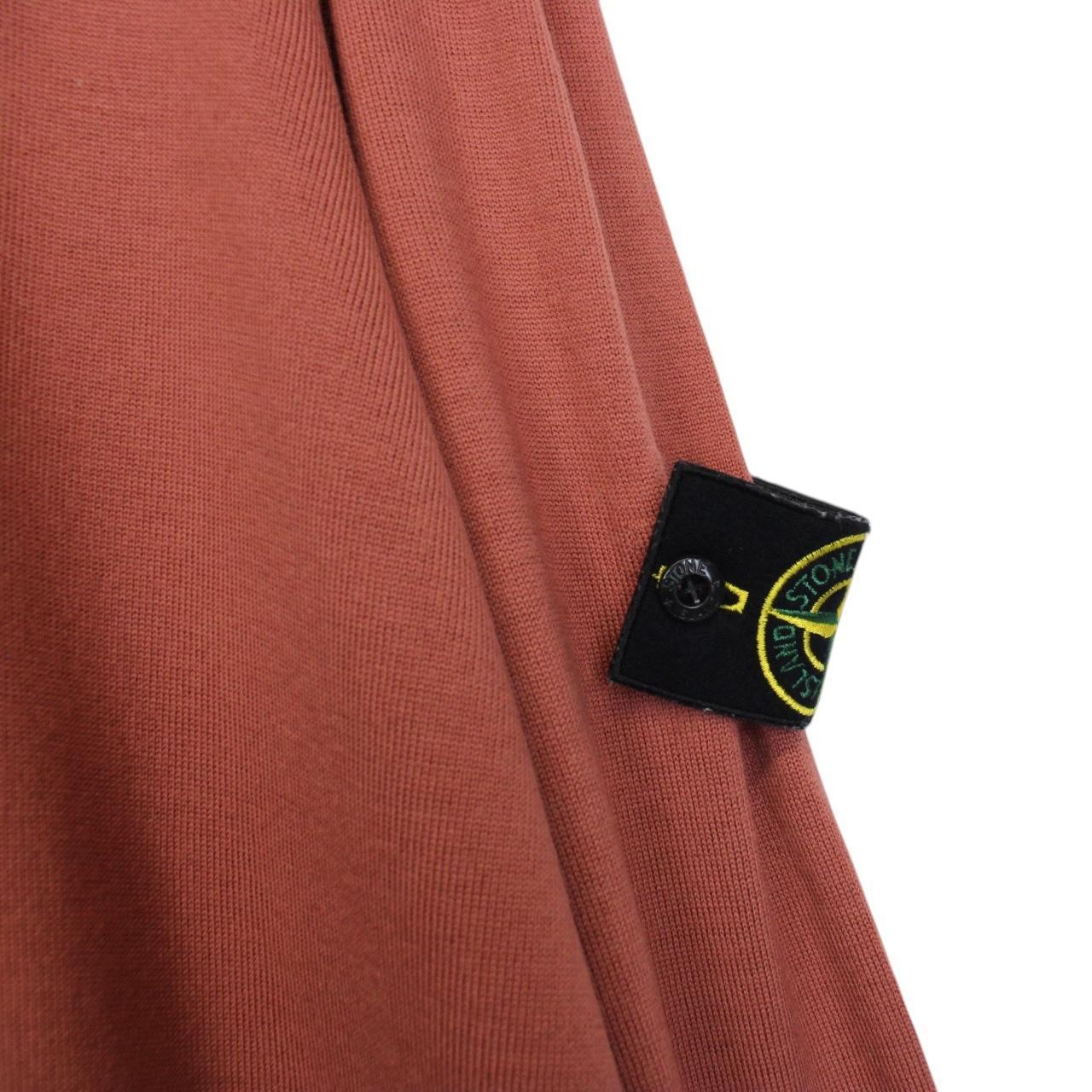 Stone Island AW 2019 Orange Wool Knit Turtle Neck Jumper
