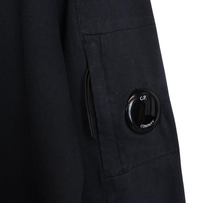 CP Company Navy Blue 1/4 Zip Lens Sweatshirt Jumper