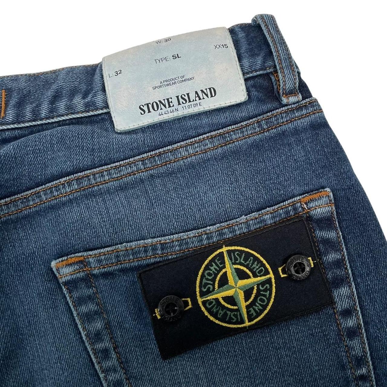 Stone Island AW 2018 Navy Blue Slim Fit Denim Jeans