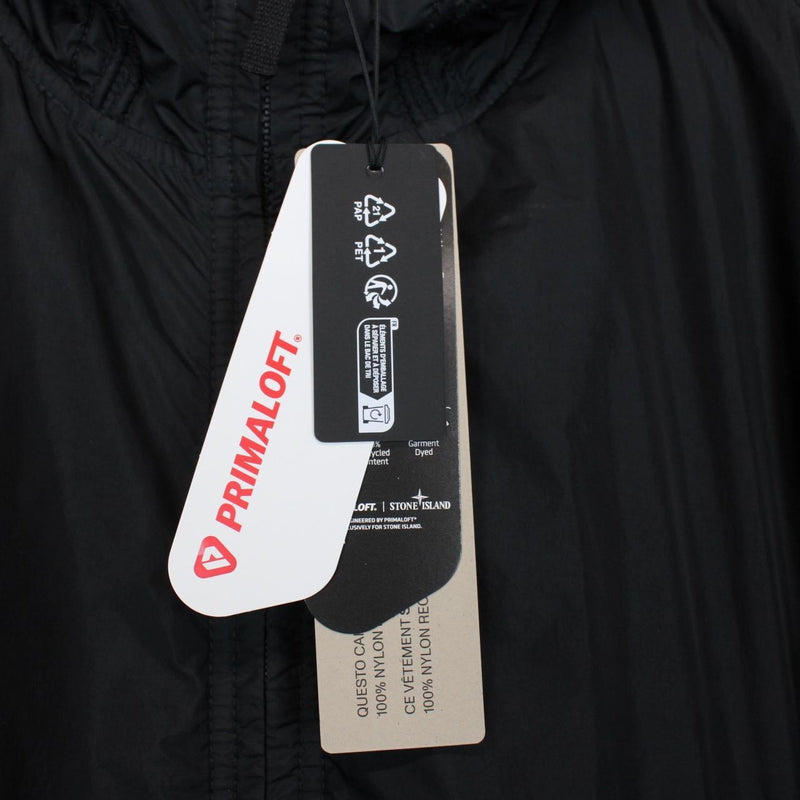 Stone Island AW 2022 Black Garment Dyed Crinkle Reps R-NY Primaloft Jacket