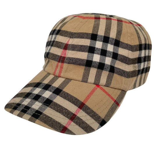 Burberry Beige Archive Nova Check Baseball Cap