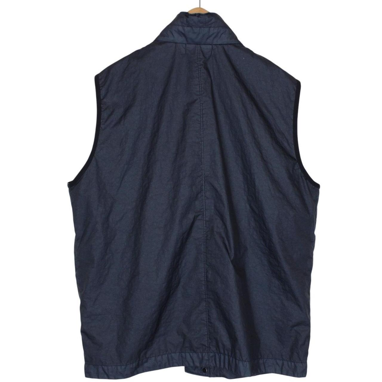 Stone Island SS 2022 Membrana 3L TC Navy Blue Vest Jacket
