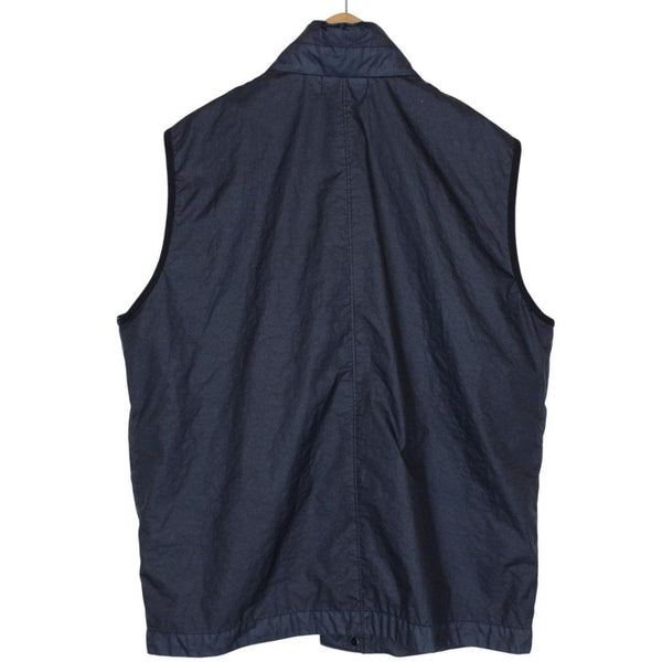 Stone Island SS 2022 Membrana 3L TC Navy Blue Vest Jacket