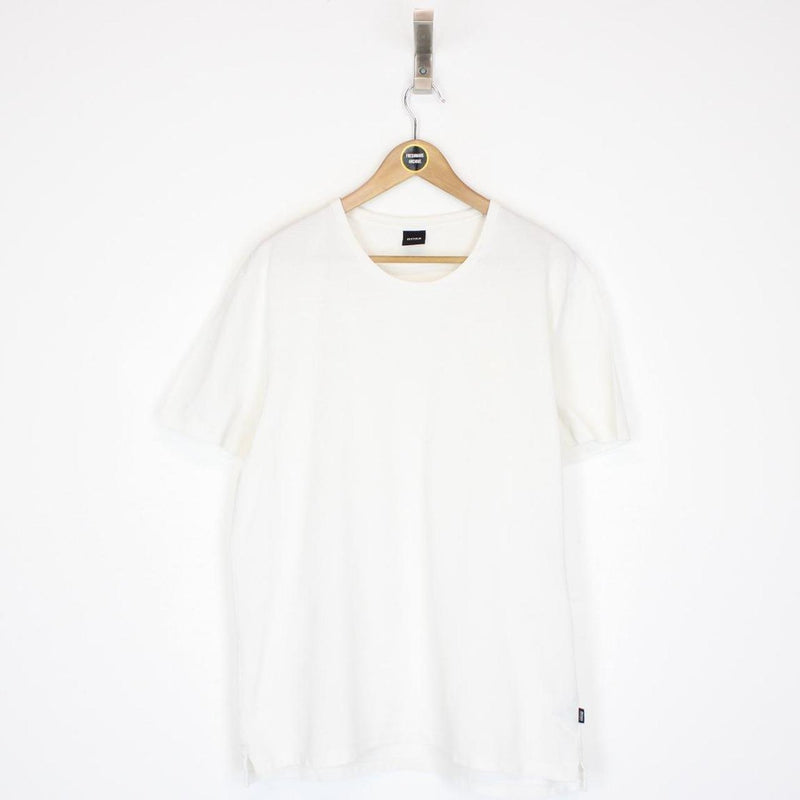 Hugo Boss White Short Sleeve Cotton T-Shirt