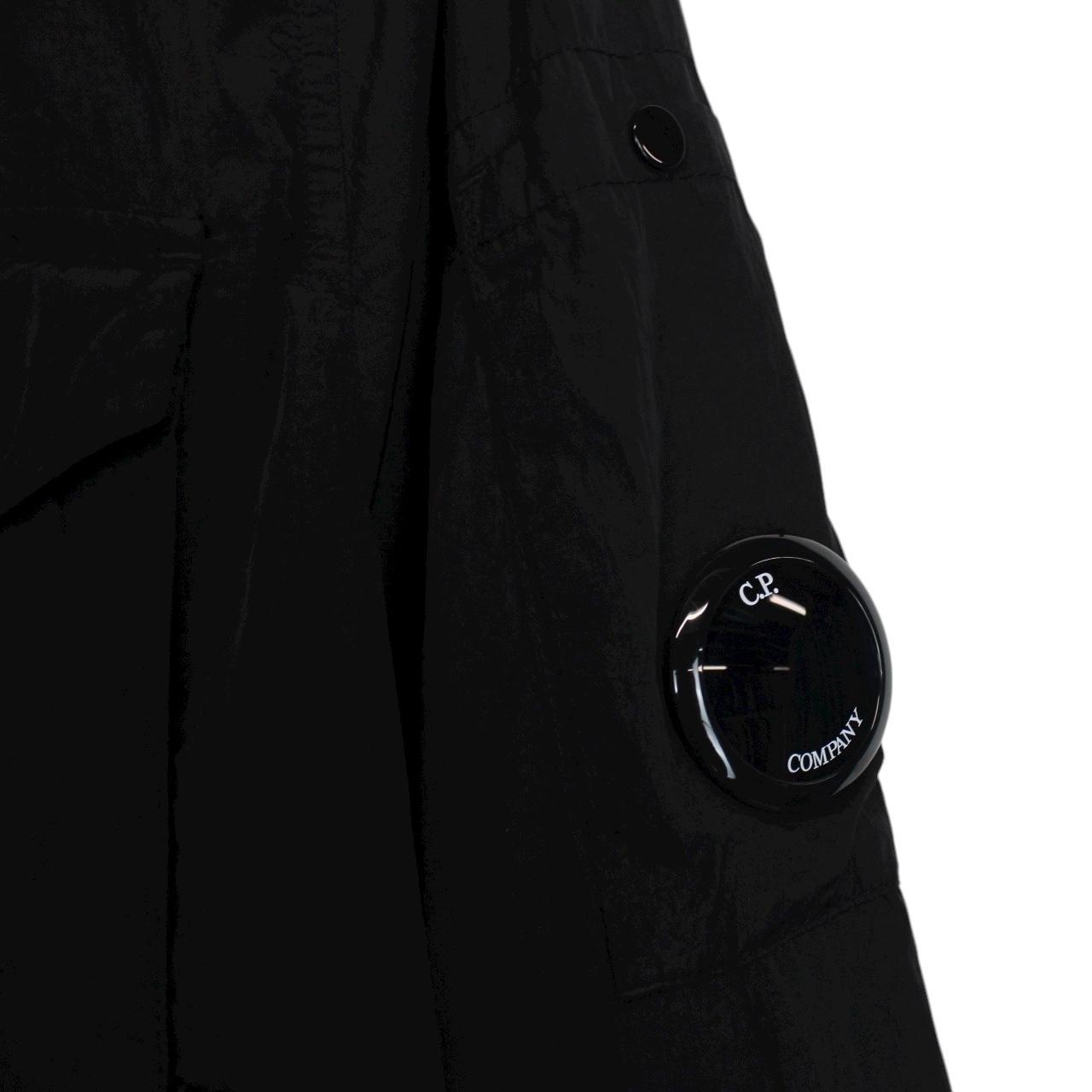 CP Company Black Chrome-R Nylon Full Zip Lens Overshirt Jacket