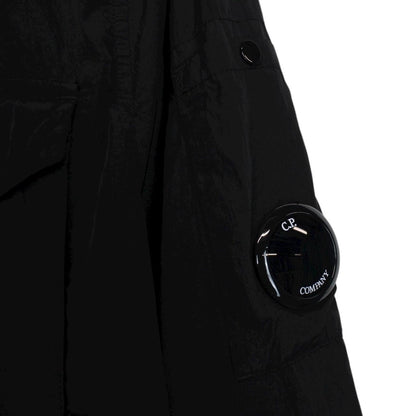 CP Company Black Chrome-R Nylon Full Zip Lens Overshirt Jacket