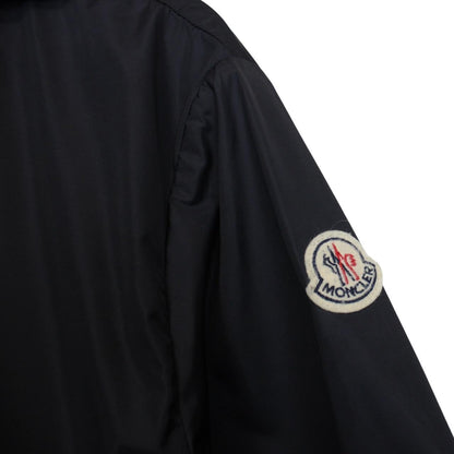 Moncler Grimpeurs Navy Blue Full Zip Nylon Windbreaker Jacket