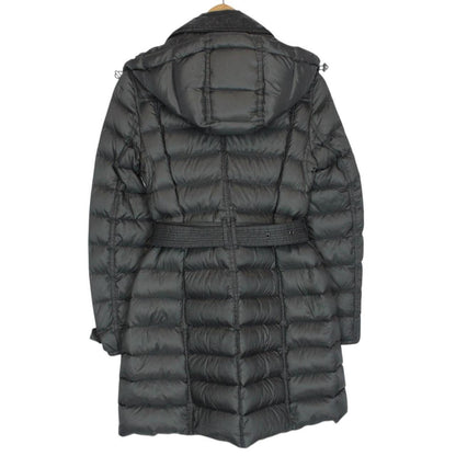 Burberry Brit Grey Nova Check Belted Down Puffer Coat